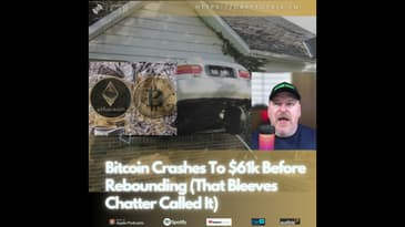 #Bitcoin Crashes To $61k Before Rebounding; Bleeves Chatter Called It Perfectly (OOC)