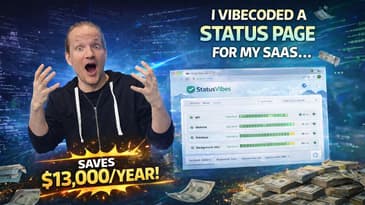 Vibecoding a Status Page for my SaaS (saving $13,000 per year)