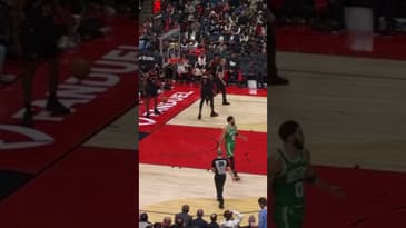 Jayson Tatum slight poster DUNK vs Raptors #jaysontatum #nba #basketball #dunks #celtics