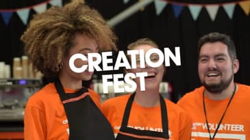 Behind the scenes: Volunteer at Creation Fest!