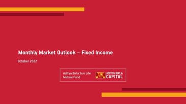 Monthly Market Outlook - Fixed Income - October 2022