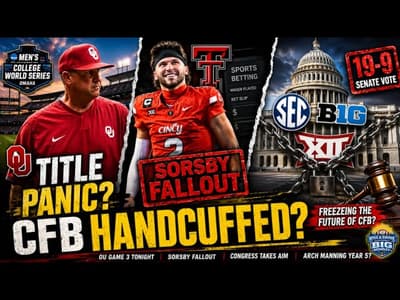 Texas Tech’s Sorsby Mess, Big 12 Punishment Watch and Oklahoma Recruiting Buzz
