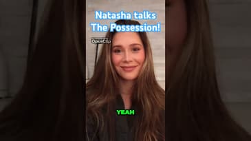 Natasha Calis star of The Possession talks about working in this classic horror! #lionsgate