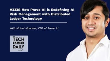 3238: How Prove AI is Redefining AI Risk Management with Distributed Ledger Technology