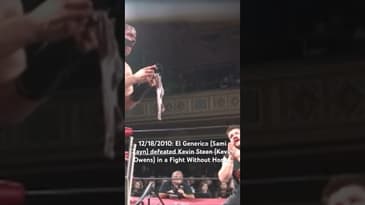 12/18/2010: El Generico (Sami Zayn) defeated Kevin Steen (Kevin Owens) in a Fight Without Honor.