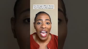 How Estrogen Affects Women from Puberty to Menopausal #youtubeshorts #fyp