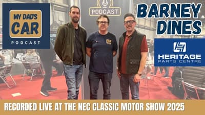 Barney Dines Heritage CEO:  Mk1 Escort Mexico to France, Nan in Sportscars, Teacher in a Cossie!