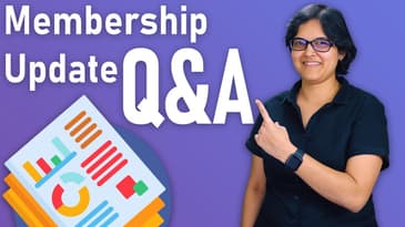 Membership Q&A And Update By CA Rachana Ranade