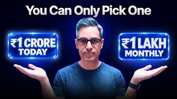 ₹1 Crore Today or ₹1 Lakh a Month for Life: Which Makes You Richer?