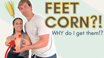 Why do I have corns at the bottom of my feet