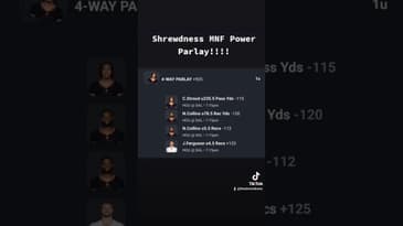 Up 1.25 units on the season.  #MNF #betting #gambling #Cowboys #Texans #podcast