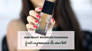 Huda Beauty #FauxFilter Foundation | First Impressions & Wear Test | What When Wear