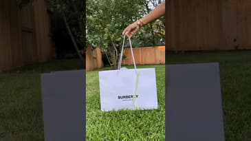 New LUXURY BAG UNBOXING 🎁  BURBERRY Title Leather Two Handle Tote Bag