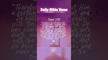 Daily Devotional - Isaiah 53:12 - #inspirational #inspiration #bible