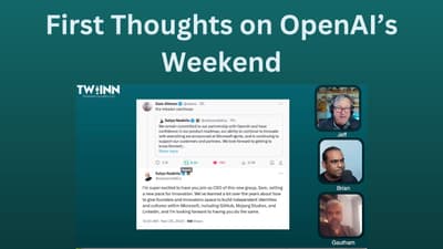 First Thoughts on OpenAI's Weekend