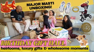 Unboxing ALL of Raphael's First Birthday Gifts! 🎁 🧸 💰 | Aanam C