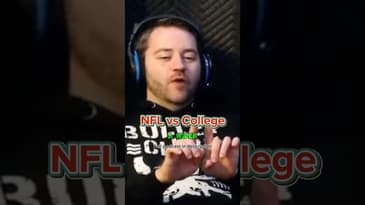 NCAA football vs NFL football