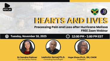 Hearts and Lives: Processing Pain and Loss after Hurricane Melissa