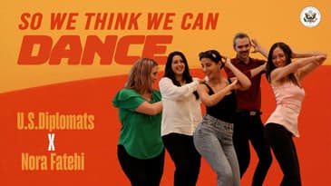 U.S. Diplomats Dance With Norah Fatehi | Pepeta Dance Cover