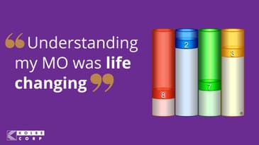 Understanding my MO has been "life-changing"