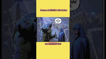 Batman #1 (2025) 1 Min Review. #DC #Batman #MattFraction #JorgeJiménez