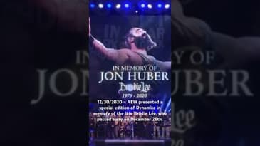 12/30/2020 – AEW had a special edition of Dynamite in memory of Brodie Lee, who died four days prior