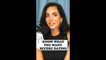 Know what you want in a partner before you start dating