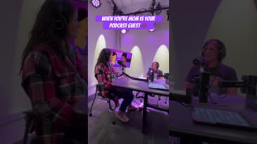 When You’re Mom is Your Podcast Guest 🫶🏾 #podcast #plugnetwork