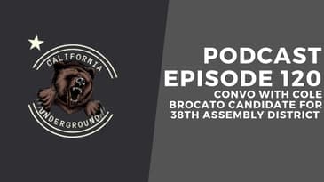 Episode 120 - Convo with Cole Brocato, Candidate for 38th Assembly District