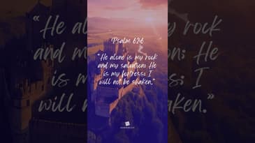#Bible Verse - Psalm 62:6 #motivation #inspiration #faith