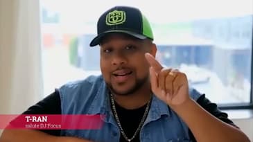 T-Ran gives DJ Focus his flowers