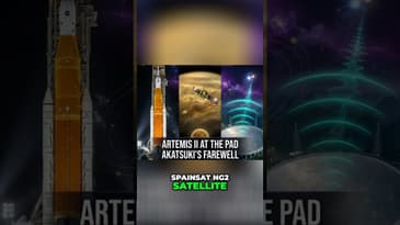 Spanish Satellite Destroyed by Space Particle: Earth Orbit Alert! #shorts