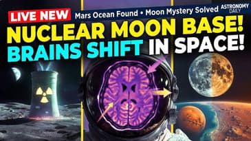 Nuclear Moon Power, Mars Ocean Evidence, and Brains in Space