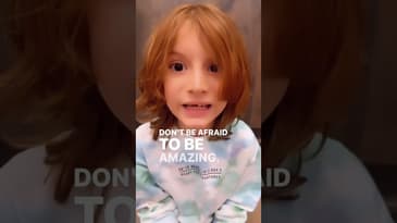 “Don’t be afraid to be Amazing!” #shorts #motivation #quotes #inspiration #toddlerlife