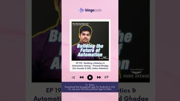 Building a Robotics & Automation startup - Pramod Ghadge (Co-founder & CEO, Unbox Robotics)