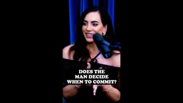 Does the man decide when to commit in the relationship?