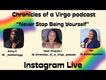 Never Stop Being Yourself IG Live Ft Mo and Awny K