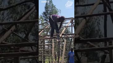 Building A New Home For The Community! Work Progress!  A Summer Guide to Globe Aware's Kenya Program