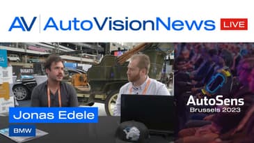 Jonas Edele - BMW - Interview @ AutoSens Brussels 2023