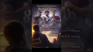 Shrewdness MNF Power Parlay! #MNF #NFL #sportsbetting #Falcons #Rams