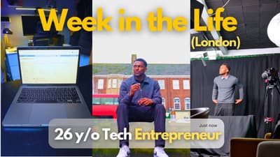 Week in my life as a 26 y/o Cloud Security Engineer turned Entrepreneur (London)