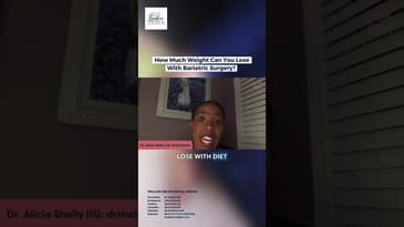 How Much Weight Can You Lose With Bariatric Surgery? #surgery #youtubeshorts #shorts