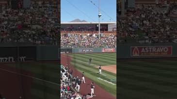 Dex in Arizona for the Jordan Lawlar homerun! #springtraining #MLB #diamondbacks