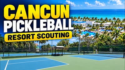 Traveling to pickleball destinations, travel agency, RV life.  Cancun resort scouting.