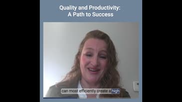 The Productivity-Quality Connection
