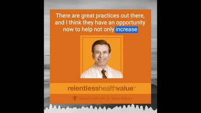 A Clip From Relentless Health Value Episode 449 with Dr. Marty Makary   #healthcarepodcast