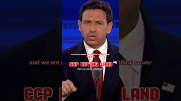 Ron DeSantis says CCP shouldn’t be able to buy land in USA - 2nd Republican Debate