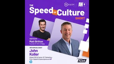 HP on The Power of Brand with John Koller, Global CMO and Senior VP of Marketing | Short