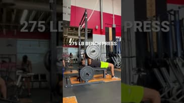 275 LB bench press | Dr. Chris Garcia