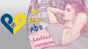 Ab workout for women - 4 Mins Abs Workouts